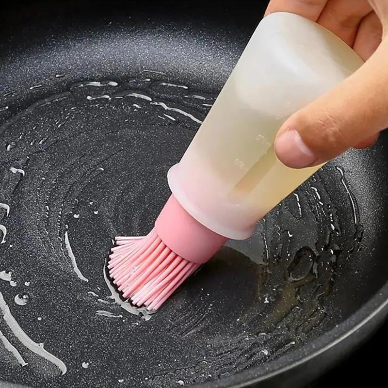 Kitchen Gadgets Tools - New 2026 1PC Silicone Oil-Bottle Brush