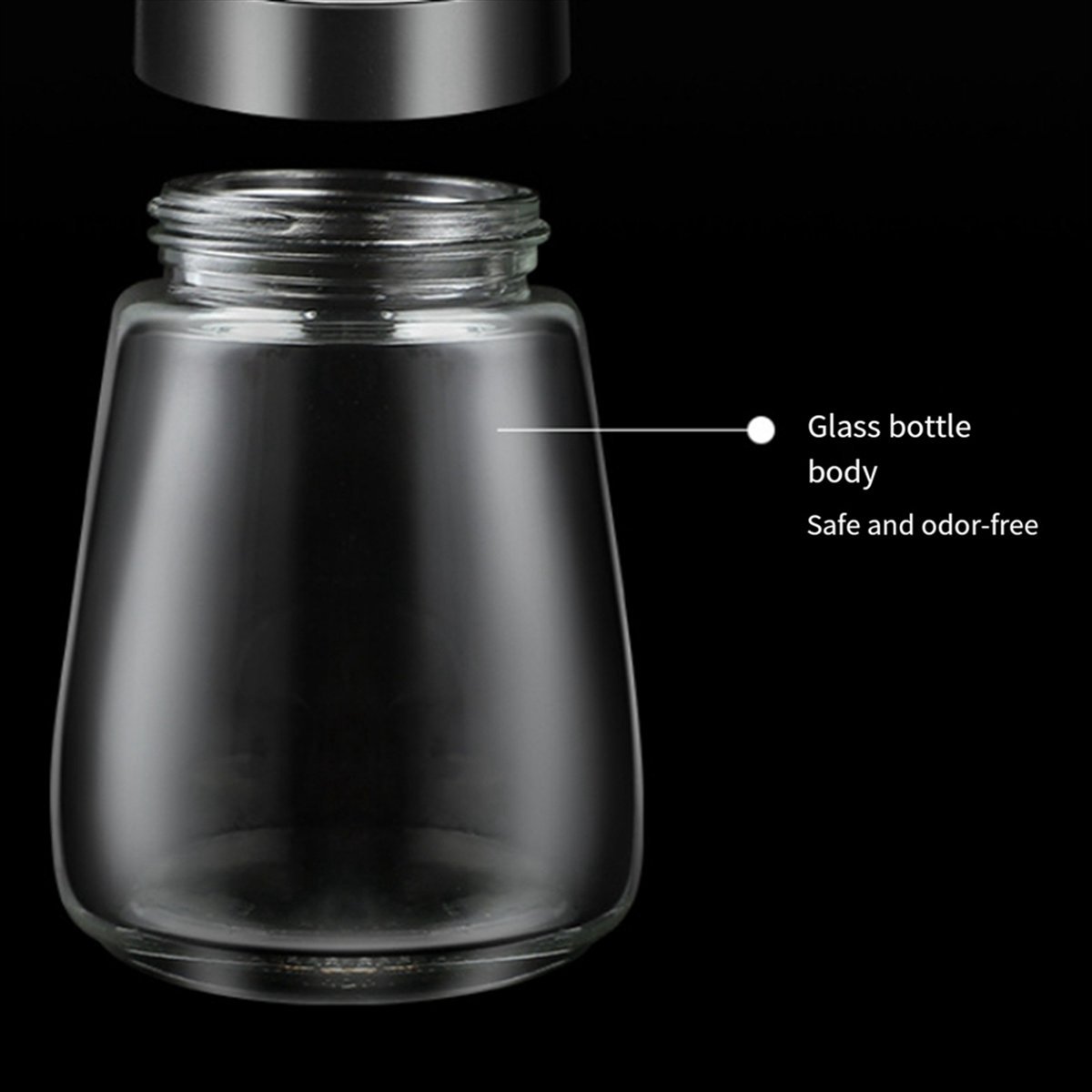 Kitchen Gadgets Usa - [Promotions]Manual Salt Pepper Grinder Transparent Glass