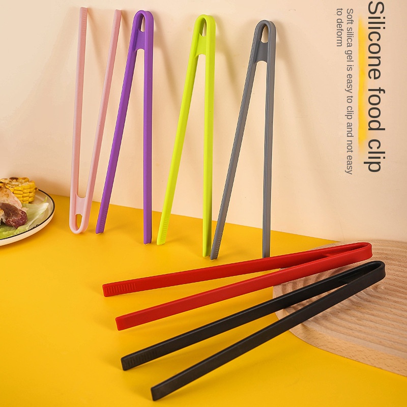 Kitchen Gadgets You Need - Silicone Food Toast Tongs Trivet Tongs