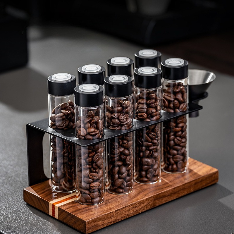 JUSTINLAU Glass Coffee Bean St - Kitchen Gadgets Storage ulasan dan harga