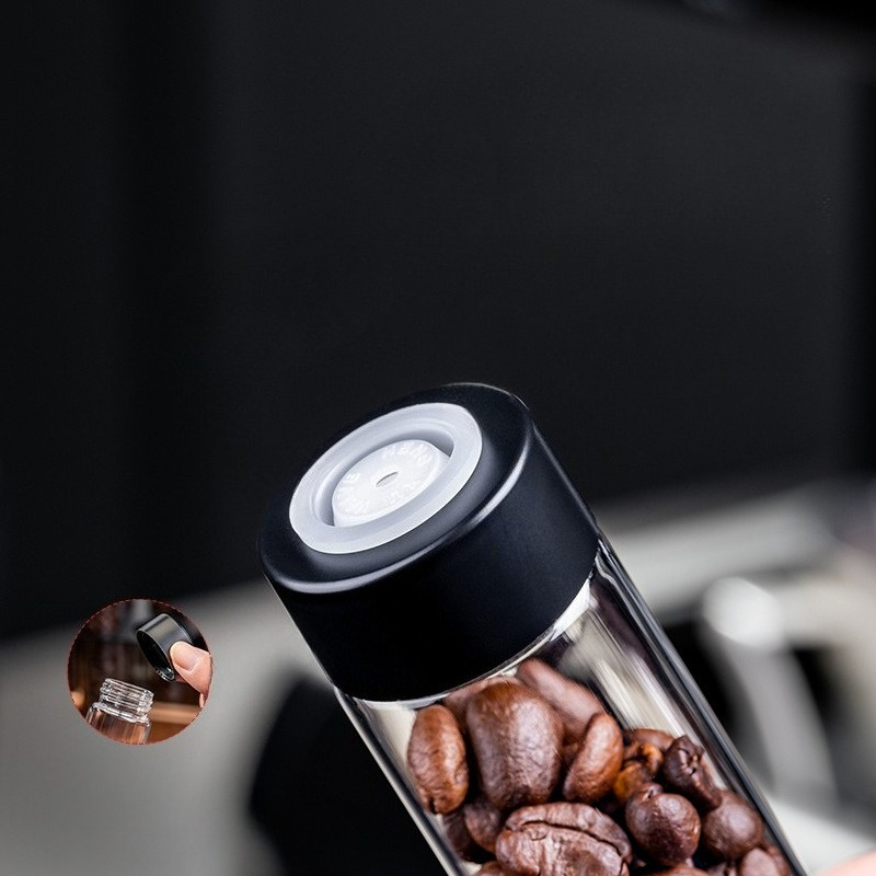 JUSTINLAU Glass Coffee Bean St - Kitchen Gadgets Storage ulasan dan harga