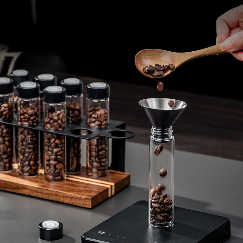 JUSTINLAU Glass Coffee Bean St - Kitchen Gadgets Storage ulasan dan harga