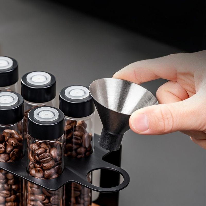 JUSTINLAU Glass Coffee Bean St - Kitchen Gadgets Storage ulasan dan harga