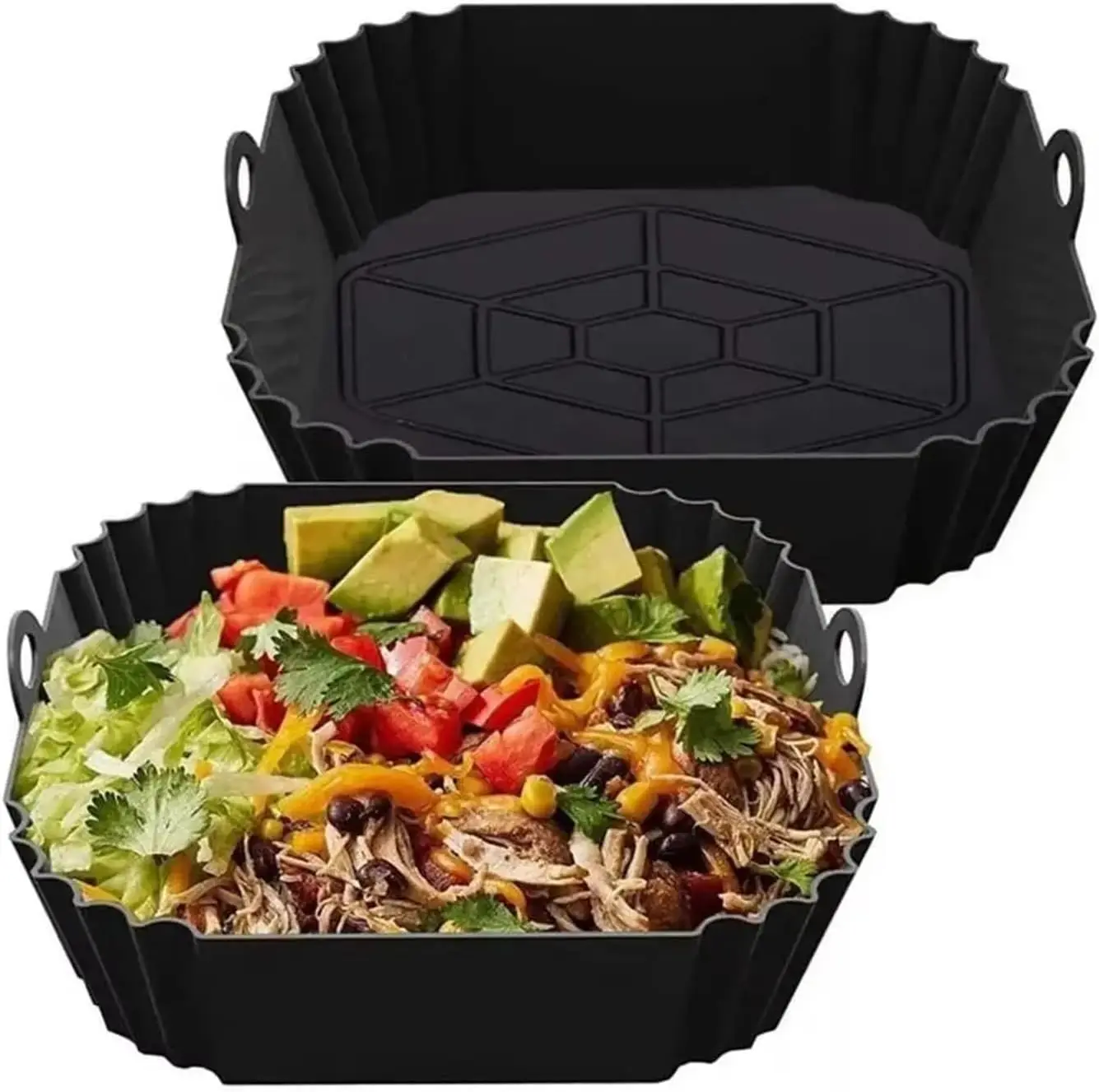 1pcs Reusable Silicone Air Fry - Air Fryer Accessories ulasan dan harga
