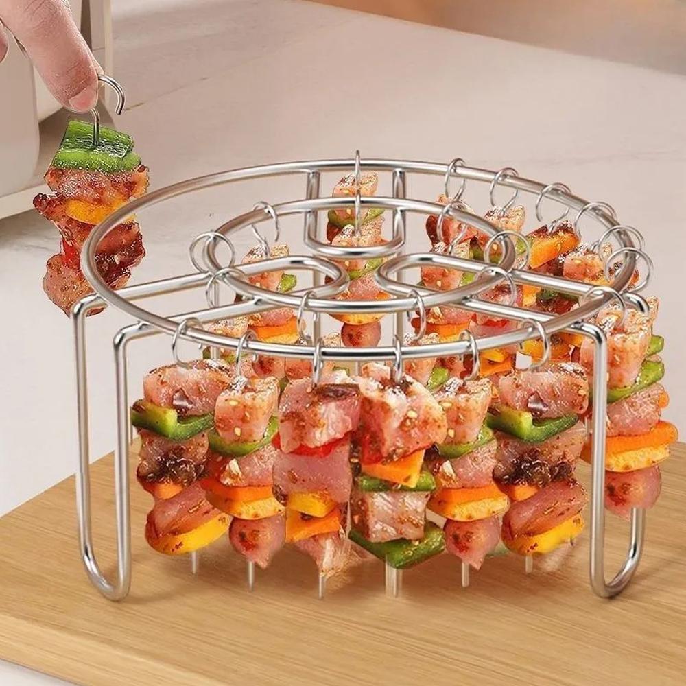 Stainless Steel Vertical Grill - Air Fryer Accessories ulasan dan harga