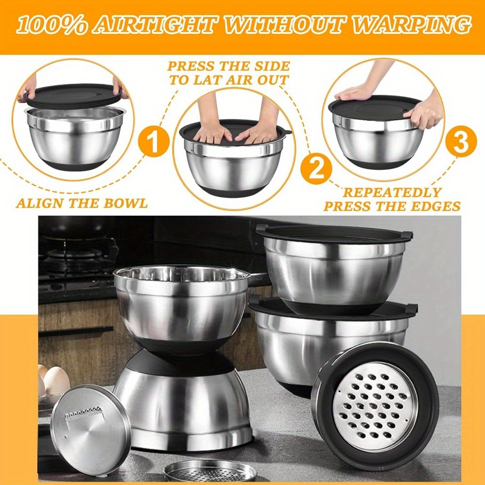 17pcs, Stainless Steel Mixing  - Kitchen Gadgets Design ulasan dan harga