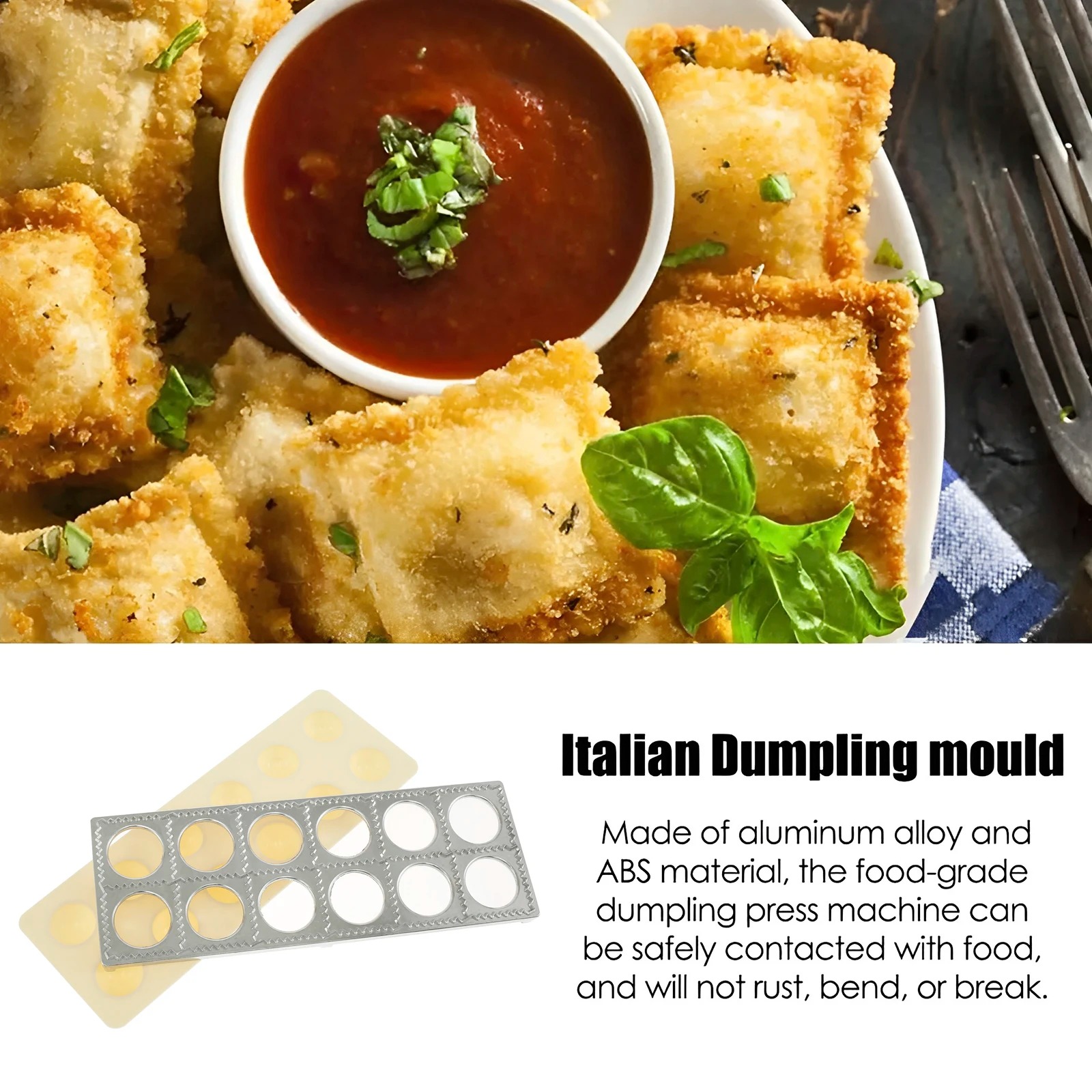 Dumpling Mold 12 Holes Ravioli - Kitchen Gadgets You Need ulasan dan harga
