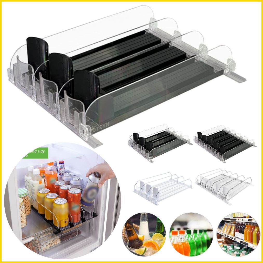 Refrigerator Drink Organizer D - Kitchen Gadgets Holder ulasan dan harga