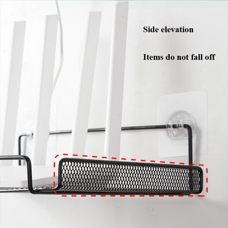 No‑Drill Wall Mount Router She - Kitchen Gadgets Storage ulasan dan harga