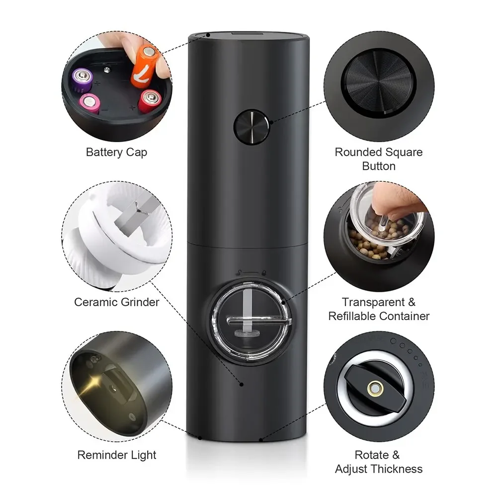 Electric Salt And Pepper Grind - Kitchen Gadgets Design ulasan dan harga