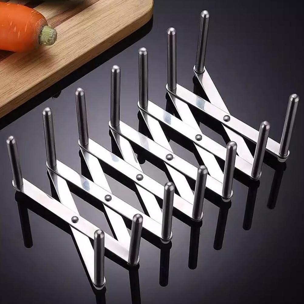 New Stainless Steel Dish Rack  - Kitchen Gadgets Holder ulasan dan harga