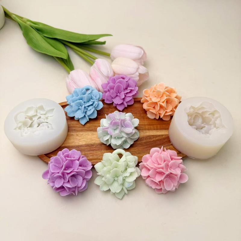 ●Hydrangea Flower Silicone Mol - Kitchen Gadgets Baking ulasan dan harga