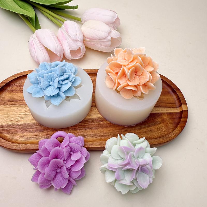 ●Hydrangea Flower Silicone Mol - Kitchen Gadgets Baking ulasan dan harga