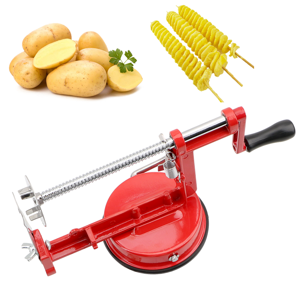 Manual Spiral French Fry Cutte - Kitchen Gadgets Hacks ulasan dan harga