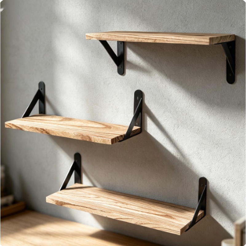 Wooden Floating Wall Shelves H - Kitchen Gadgets Hacks ulasan dan harga