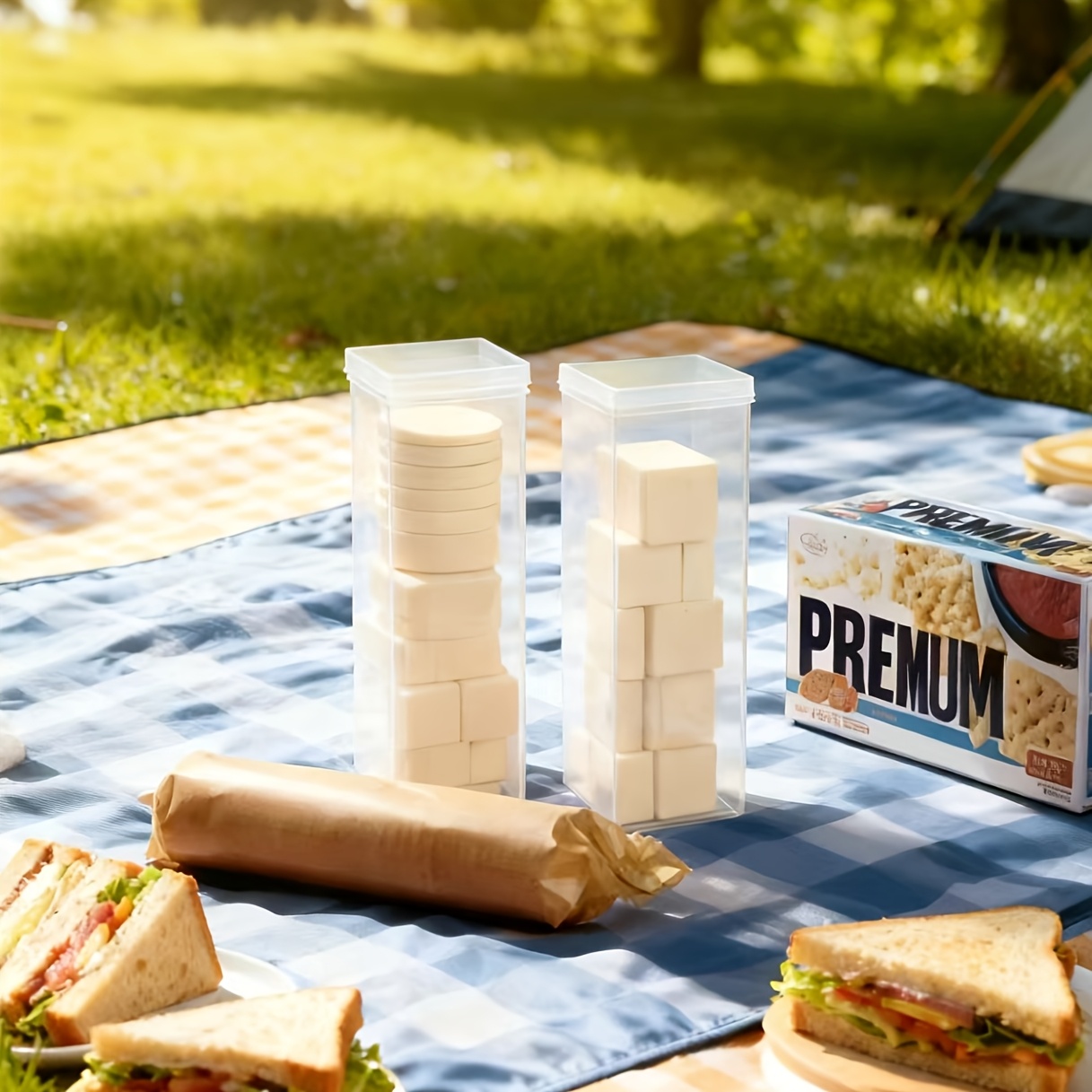Clear Rectangular Sealed Food  - Kitchen Gadgets Storage ulasan dan harga