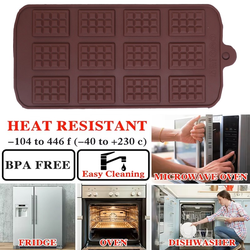 Silicone Chocolate Mold 12 Eve - Kitchen Gadgets Baking ulasan dan harga