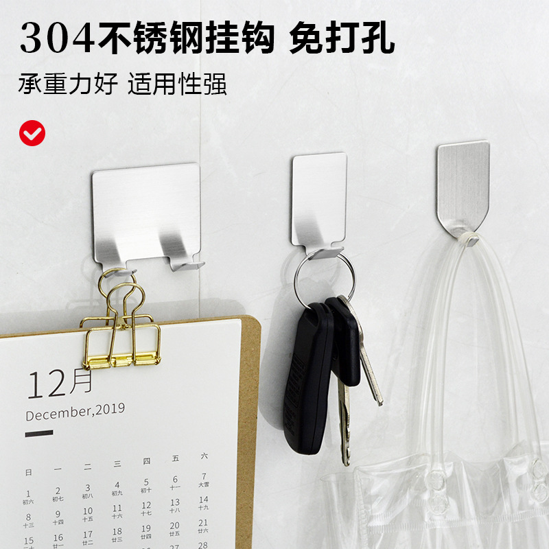 10PCS Mini Self Adhesive Hook  - Kitchen Gadgets Storage ulasan dan harga