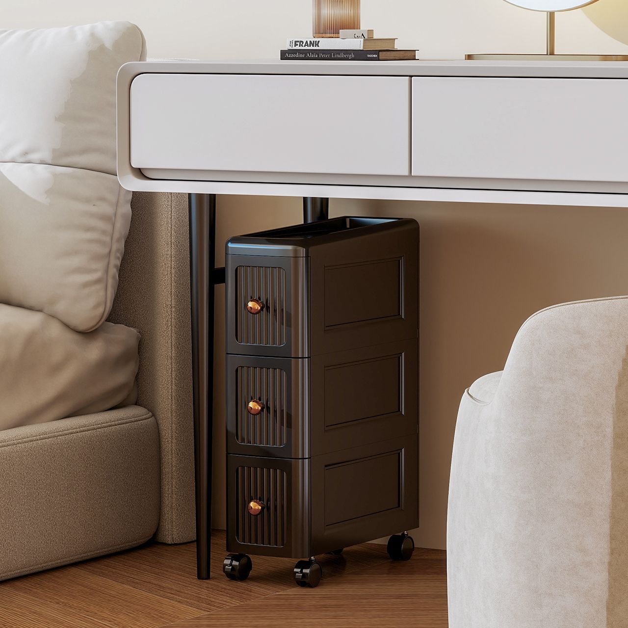 15CM Narrow Gap Drawer Storage - Kitchen Gadgets Storage ulasan dan harga