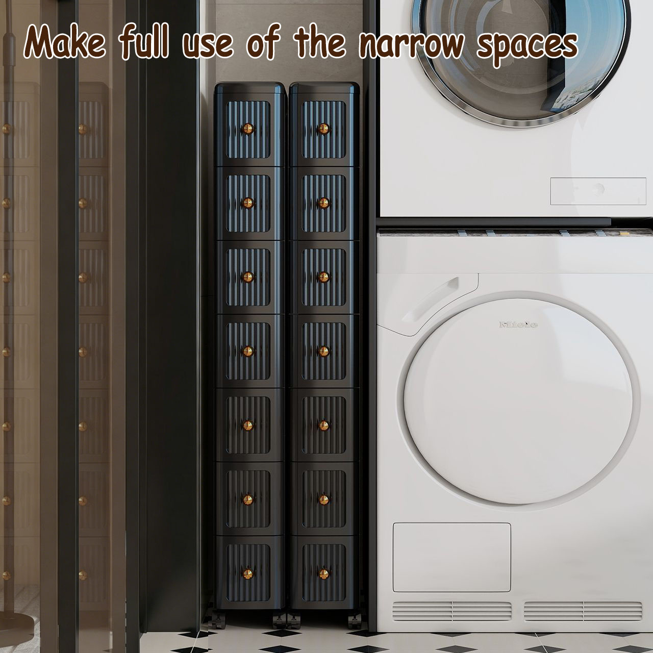 15CM Narrow Gap Drawer Storage - Kitchen Gadgets Storage ulasan dan harga