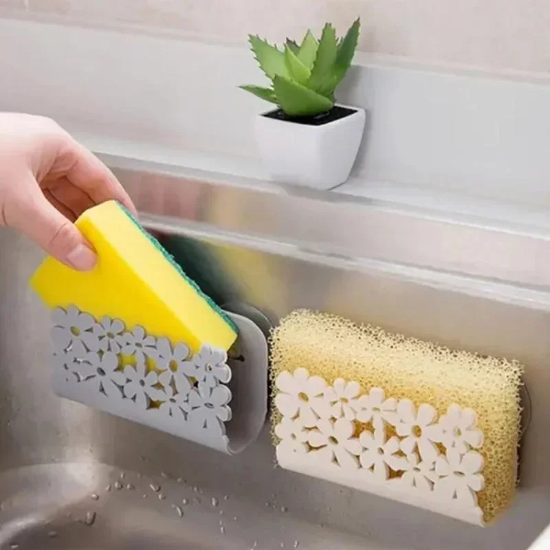 Dish Cloths Rack Suction Spong - Kitchen Gadgets Holder ulasan dan harga