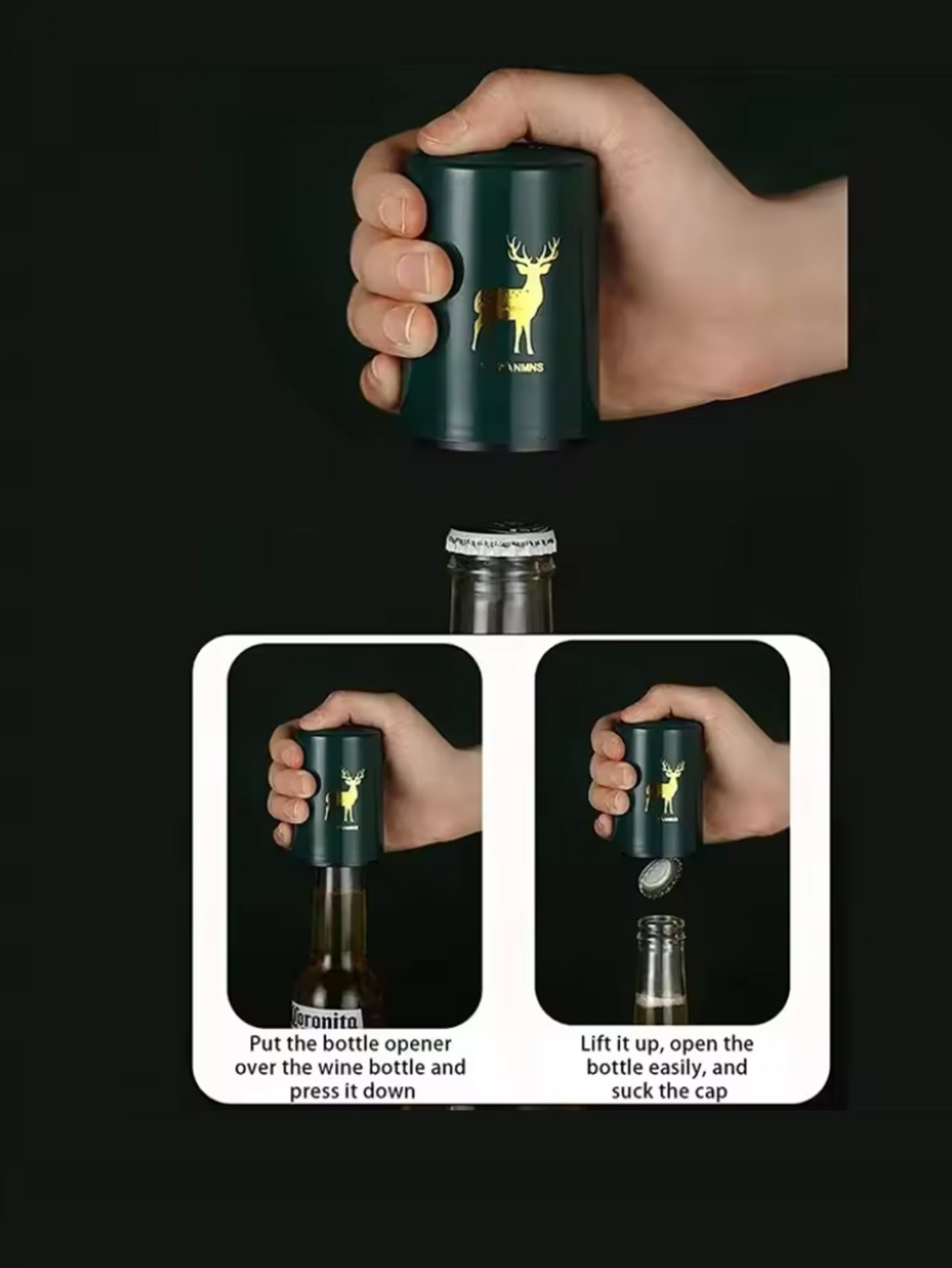 1Pcs Automatic Beer Bottle Ope - Kitchen Gadgets Design ulasan dan harga