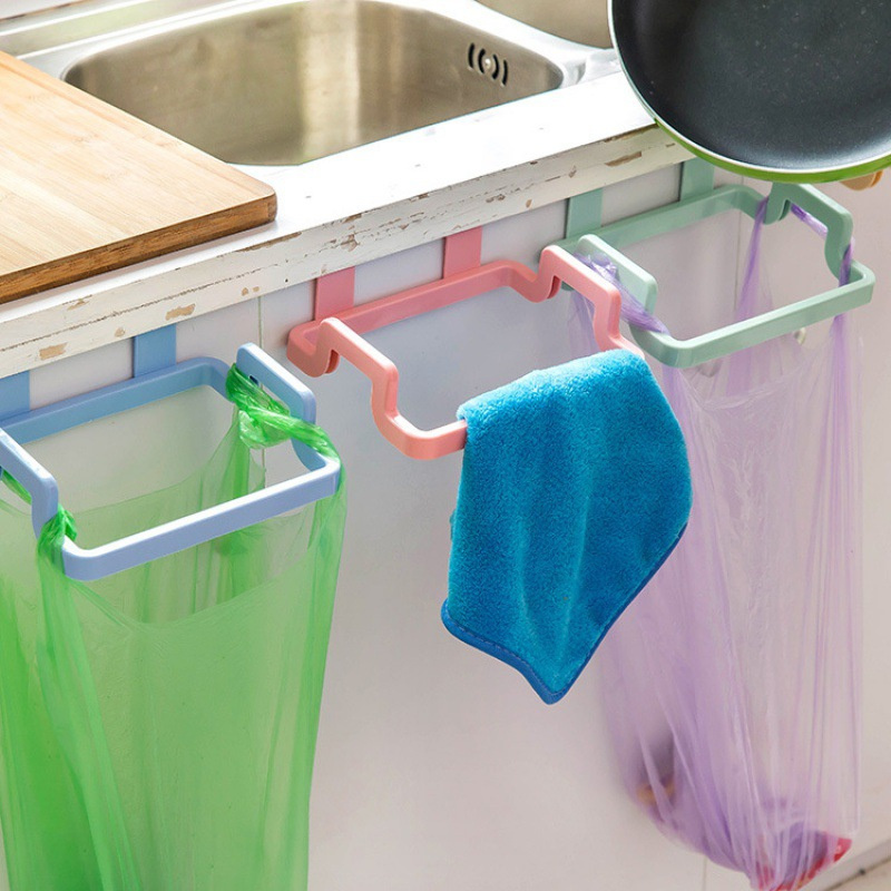 1pcs Hanging Trash Bag Racks G - Kitchen Gadgets Holder ulasan dan harga