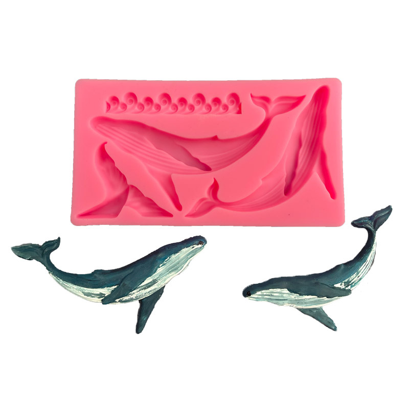 DIY Whale Silicone Mold Ocean  - Kitchen Gadgets Baking ulasan dan harga