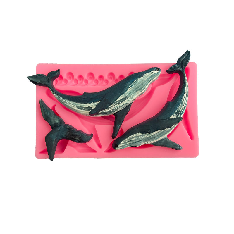 DIY Whale Silicone Mold Ocean  - Kitchen Gadgets Baking ulasan dan harga