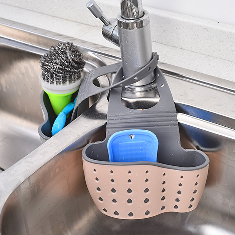 Adjustable Kitchen Sink Sponge - Kitchen Gadgets Holder ulasan dan harga