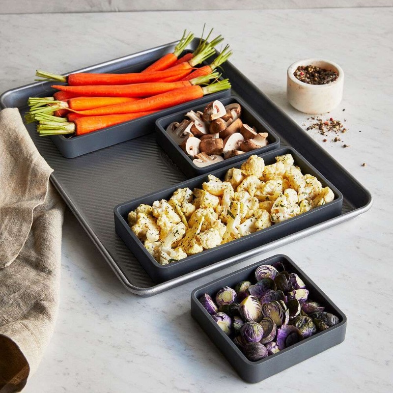 1Set Silicone Sheet Pan Set, X - Air Fryer Accessories ulasan dan harga