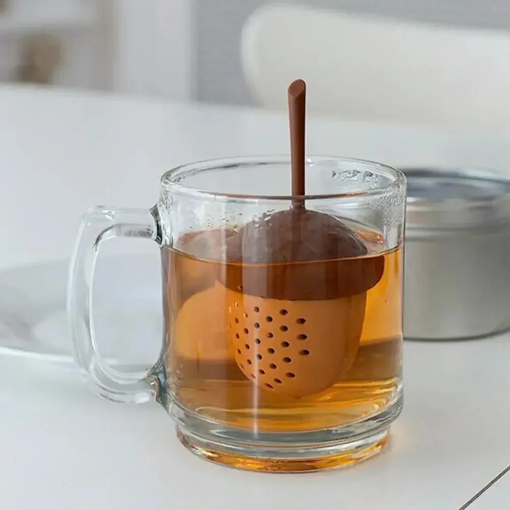 1PC Acorn Shape Tea Infuser Si - Kitchen Gadgets Everyone Needs ulasan dan harga