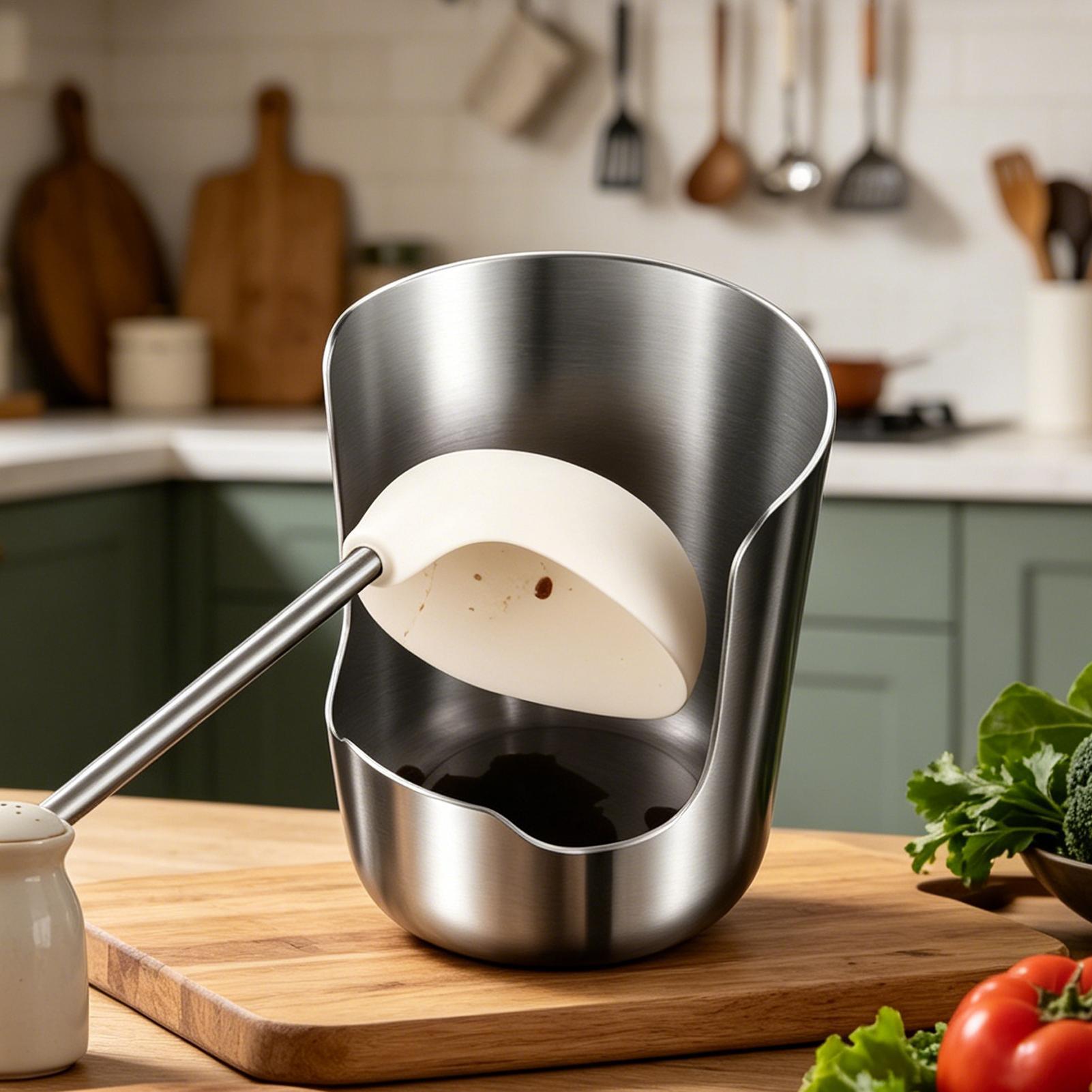 Small Stainless Steel Pot Lid  - Kitchen Gadgets Holder ulasan dan harga
