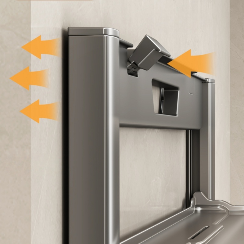 Foldable Wall Suction Cup Stor - Kitchen Gadgets Holder ulasan dan harga
