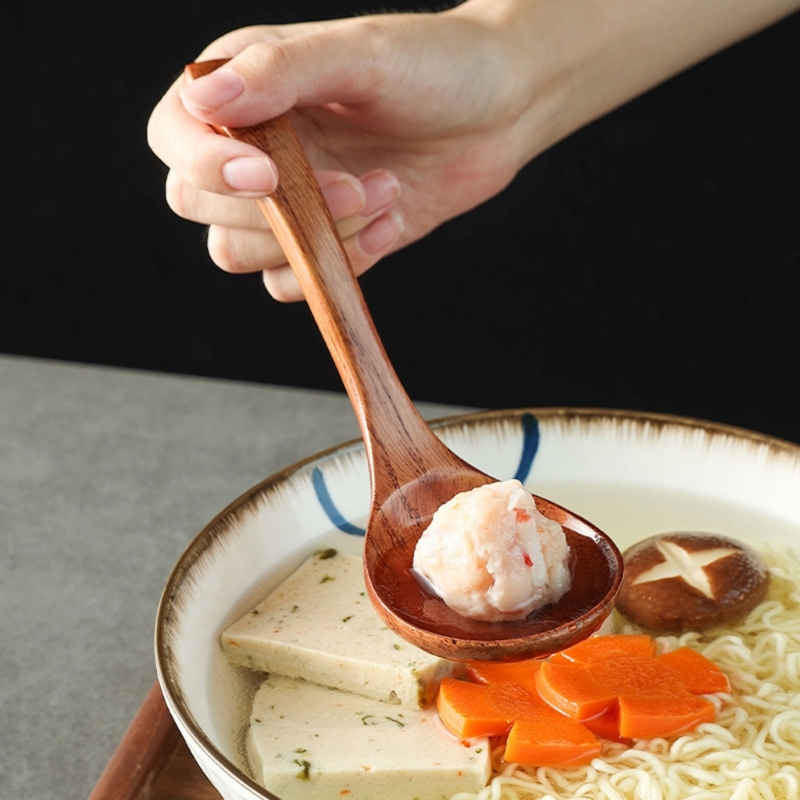 Wooden Soup Spoon Long Handle  - Kitchen Gadgets Everyone Needs ulasan dan harga