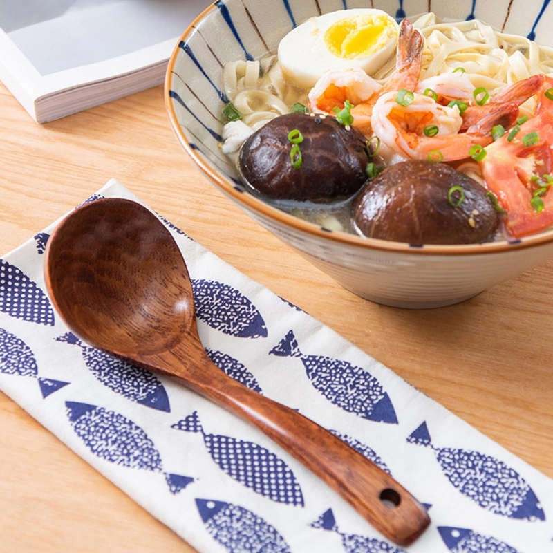 Wooden Soup Spoon Long Handle  - Kitchen Gadgets Everyone Needs ulasan dan harga
